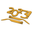 2023_2.png Fichier STL Lunettes / Lunettes 2023・Objet imprimable en 3D à télécharger