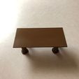 IMG_3059.jpg Rectangle Adjustable Height Mini Table or Tray with screw in legs!