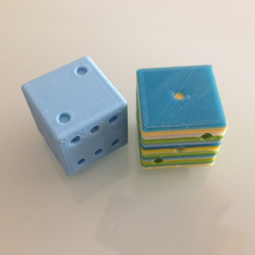 20 mm CALIBRATION DICE CUBE 3D model