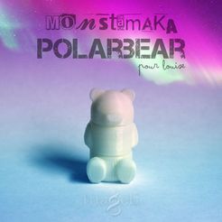 mtmk_trifix_polarbear_1.jpg Free STL file Polarbear・3D print model to download