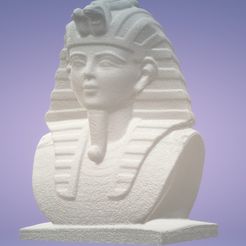 tutankhamun.jpg Egyptian Pharaoh Tutankhamun's Bust