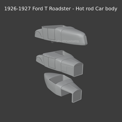 New-Project-2021-06-21T233106.367.png STL-Datei 1926-1927 Ford T Roadster - Hot rod Car body・3D-druckbares Modell zum herunterladen