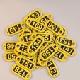 Keychain-with-numbers.jpg NUMBER KEYCHAIN SET 51- 75