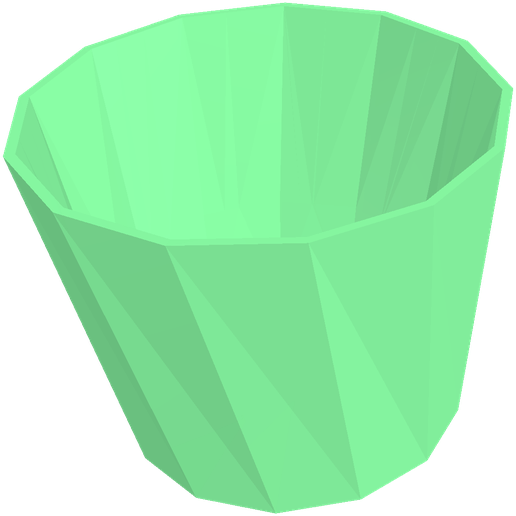 💐 Flower pot・Free STL File for 3D printing・Cults