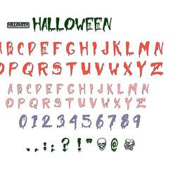 assembly11.jpg Fichier STL Lettres et chiffres HALLOWEEN (4) Lettres et chiffres | Logo・Modèle imprimable en 3D à télécharger