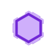 Interlocking hexagons - 120width-140height.stl Cubes hexagonaux à emboîtement