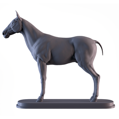 001.png STL-Datei Pferd・3D-druckbares Design zum Herunterladen