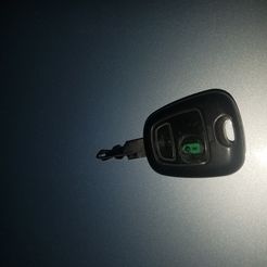 20180606_195445.jpg Fichier STL gratuit Peugeot 206cc 2005 Bouton de déverrouillage de la clé・Objet pour impression 3D à télécharger, frankv