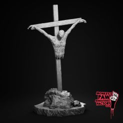 the_crucified_01.jpg Free STL file The Crucified・3D printer model to download, monkeyspawfactory