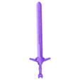 Xenk's Sword One Piece.stl Xenk's Sword (D&D Honor among Thieves)