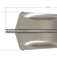 paddle_v13 v1-d21.png A real paddle blade for a rowing boat for 3d print cnc