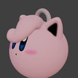 Captura-de-pantalla-2025-09-11-112250.png Kirby Keychain - Jigglypuff Hat Transformation - Super Smash Bros - Ready to Print