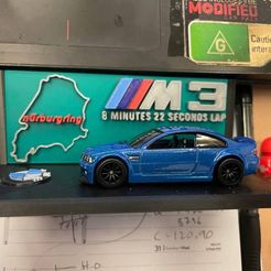 Mini GT LB Nissan GTR Display Base by GigaPenguin, Download free STL model