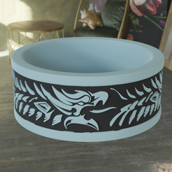 Ouroboros_AD_Render001.png Archivo STL Anillo: Dominio Aldmeri (Elder Scrolls Online)・Objeto imprimible en 3D para descargar