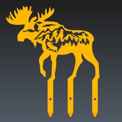moose-Prv-1.jpg STL file Moose Garden/Planter/Window Decor・3D printer design to download