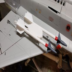 20190814_210052.jpg Archivo 3D gratuito Pilón de armamento Freewing F-15・Objeto imprimible en 3D para descargar