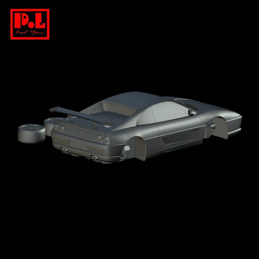 🚗 Ferrari F355 Challenge (1995)・ STL File for 3D printing・Cults