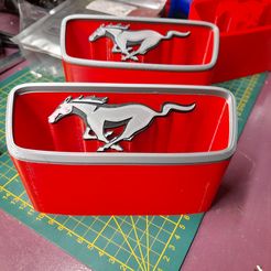 20220704_014731.jpg STL file Ford Mustang Pen Holder・3D printer model to download