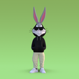 ssa.png Bugs bunny urban vibes Fan art (multiparts/3mf)