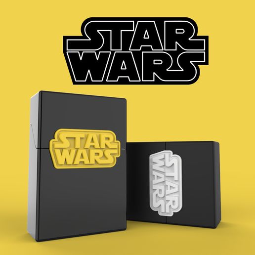 ⭐ STAR WARS CIGARETTE CASE BOX・ STL File for ・Cults
