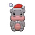 406628575_367546985783965_4965757639742437534_n.jpg I want a hippopotamus For Christmas  STL FILE FOR 3D PRINTING - LASER CNC ROUTER - 3D PRINTABLE MODEL STL MODEL STL DOWNLOAD BATH BOMB/SOAP