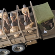 1000021488.png PACK 7 AMERICAN WW2 SITTING SOLDIERS - TRUCK STUDEBAKER - GMC CCKV