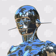 IMG_1550.png The Weeknd Sorayama Statue AfterHours Til Dawn Concert Chrome 3D Model