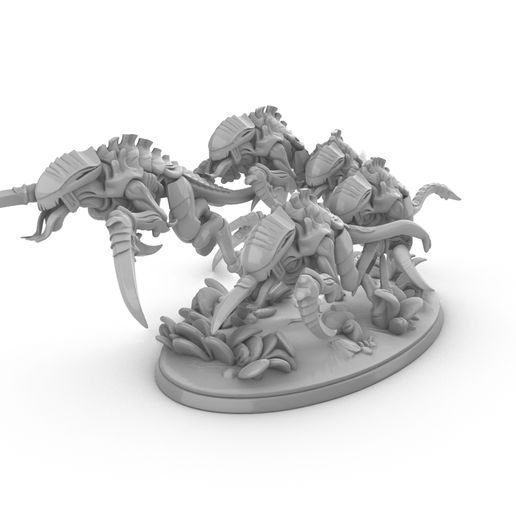 Alien Hive-Skimmer Swarm
