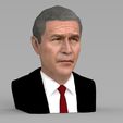 president-george-w-bush-bust-ready-for-full-color-3d-printing-3d-model-obj-stl-wrl-wrz-mtl (11).jpg President George W Bush bust ready for full color 3D printing