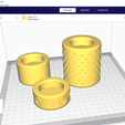 CE3_crystal-pencil-holder-Ultimaker-Cura-3_23_2023-11_08_40-PM-2.png Archivo STL gratis Juego de portavelas.・Objeto imprimible en 3D para descargar