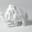 Mammoth 3.jpg Low Poly Animal Collection