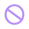 CANCELSymbol.stl Symbol-Cancel, No, Reject