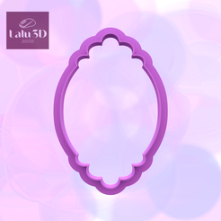 1.631.png Vintage frame mirror cutter - cookie cutter