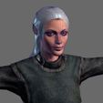 13.jpg Animated Elf woman-Rigged 3d game character Low-poly 3D model
