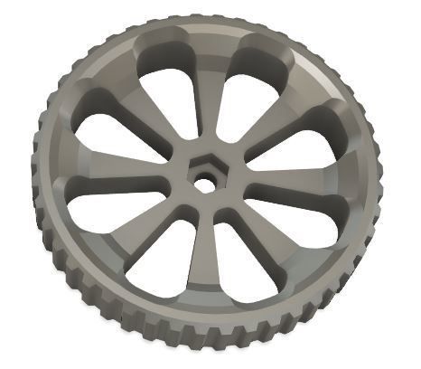 knob2.JPG Easy printed bed levelling knob with M4 nyloc nut for Ender 5 (and more)