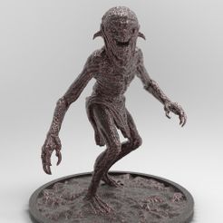 Nekker2-25x25-3.jpg Free STL file Nekker 2 | Witcher・3D printing template to download