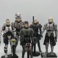 STAR WARS .STL The Bad batch OBJ. Crooshair 3d KENNER STYLE ACTION FIGURE