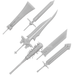 cloiud.png Final Fantasy VII - Remake Intergrade - Cloud Weapons Pack