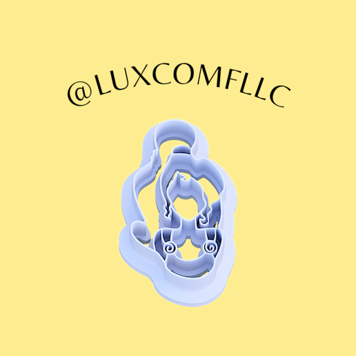 STL Digital Files for Polymer Clay Cutters | 3D Printable Cookie Cutters | DIY Craft Tools | Instant download | Earrings cutters "Meg from Hercules Bust 35MM" 3D model