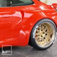 a2.jpg Datei STL RWB Style BBS 993 Front and Rear Set: Wheel, Tires and BRAKES!・Modell für 3D-Druck zum herunterladen