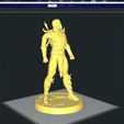 Scorpion MK9 Statue 2020 cura v2.jpg Mortal Kombat 9 Scorpion figure with MK Keychain