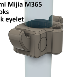XIAO3.PNG Archivo 3D gratis Xiaomi Mijia M365 Gancho y ojal de bloqueo (con archivo de origen)・Plan de la impresora 3D para descargar