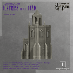 Castle-Walls-Front-Corner.png Fortress of the Dead - Modular Castle Walls - Front Corner