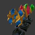 3.jpg 3 Spiritual Stones from Zelda Ocarina of Time: Kokiri's Emerald, Goron's Ruby, Zora's Sapphire