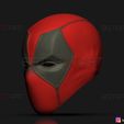 001a.jpg Deadpool Mask - Marvel comics 3D print model