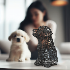 puppy-1-home-decor-interior-design-lifestyle-shooting.png Puppy - Little dog - resin print