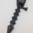Foto 19-11-17, 11 44 09.jpg Free STL file Kubotan GoPro handle・Model to download and 3D print