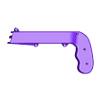 Beer_Cap_Gun_left_half_v8.stl Бесплатный STL файл Открывалка для бутылок и колпачок GUN!・Шаблон для загрузки и 3D-печати