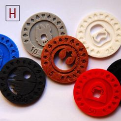 Star_wars_poker_chips logo.jpg STL file Star Wars - Poker Chips・Model to download and 3D print