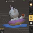 3108A534-0E73-44AF-9C12-7A7399E23ACD.jpeg Cute cat dog unicorn in a puddle in a donut